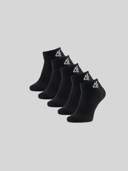 Zdjęcie produktu 4F Skarpetki długie (5-pack) chłopięce - czarne 35-37