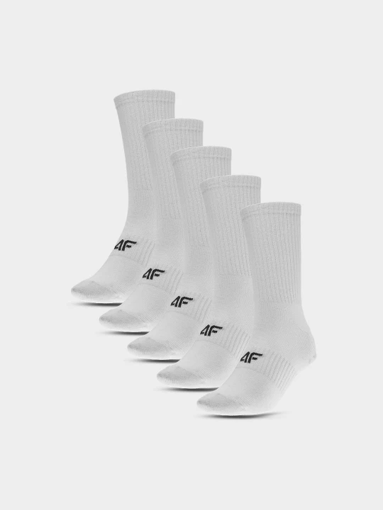 Zdjęcie produktu 4F Skarpetki długie (5-pack) damskie - białe 35-38