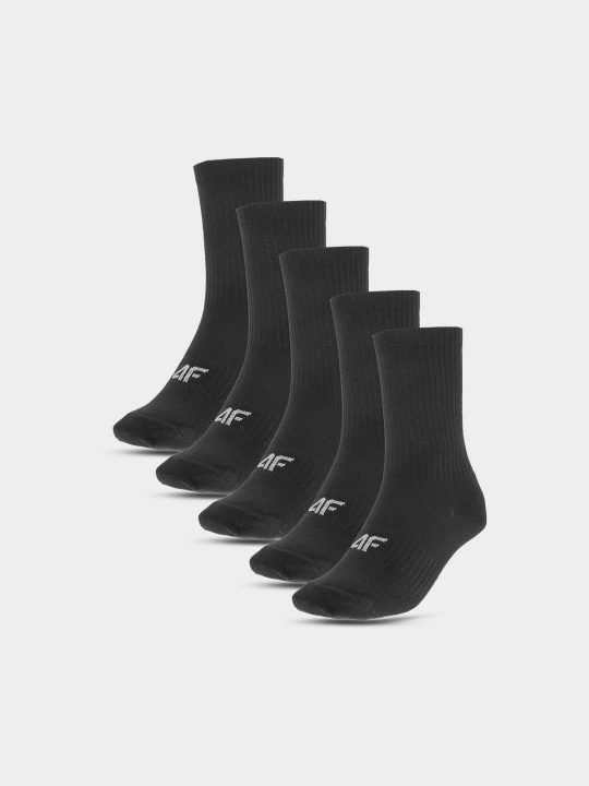 Zdjęcie produktu 4F Skarpetki długie (5-pack) damskie - czarne 39-42