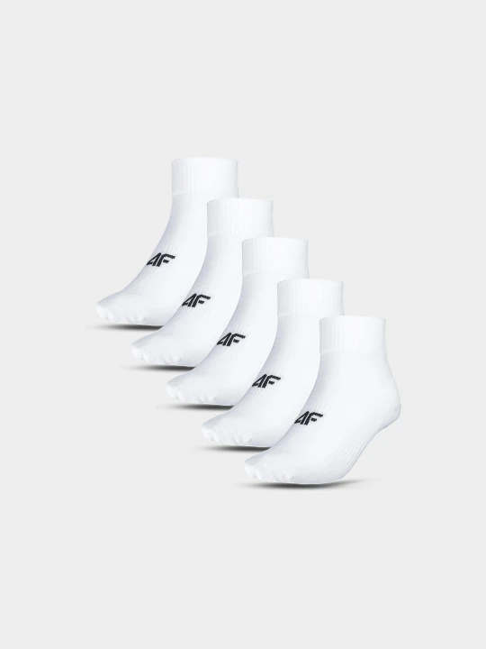 Zdjęcie produktu 4F Skarpetki długie (5-pack) męskie - białe 39-42
