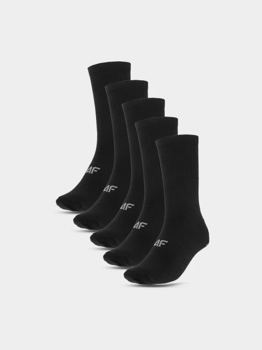Zdjęcie produktu 4F Skarpetki długie (5-pack) męskie - czarne 39-42