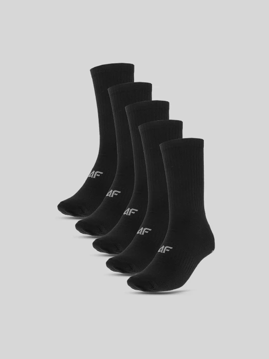 Zdjęcie produktu 4F Skarpetki długie (5-pack) męskie - czarne 39-42