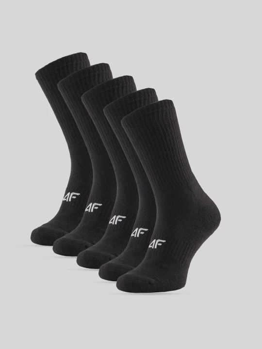 Zdjęcie produktu 4F Skarpetki długie (5-pack) męskie - czarne 39-42