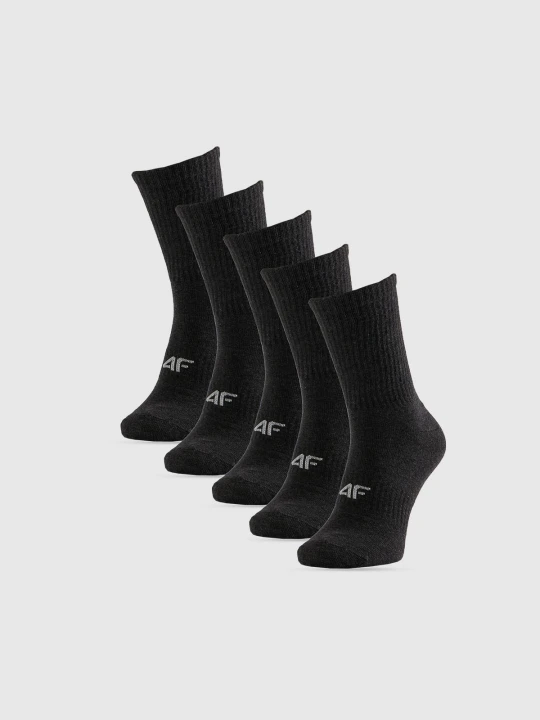 Zdjęcie produktu 4F Skarpetki długie (5-pack) męskie - szare 39-42