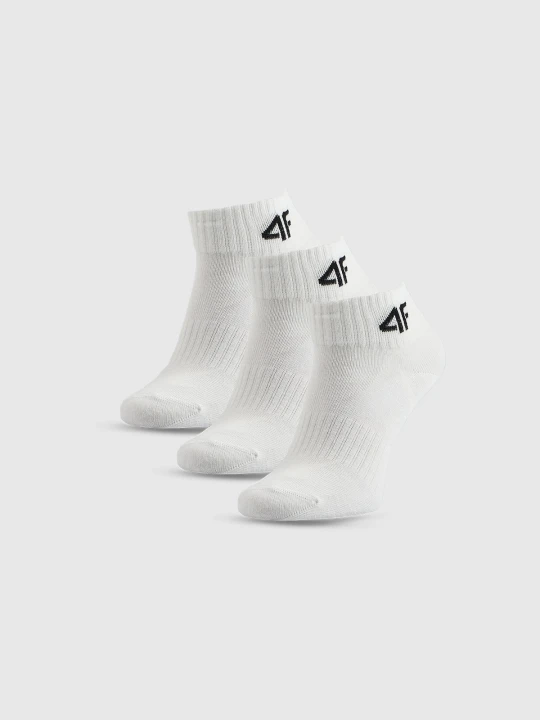 Zdjęcie produktu 4F Skarpetki krótkie (3-pack) chłopięce - białe 32-34