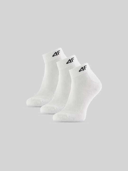 Zdjęcie produktu 4F Skarpetki krótkie (3-pack) chłopięce - białe 35-37