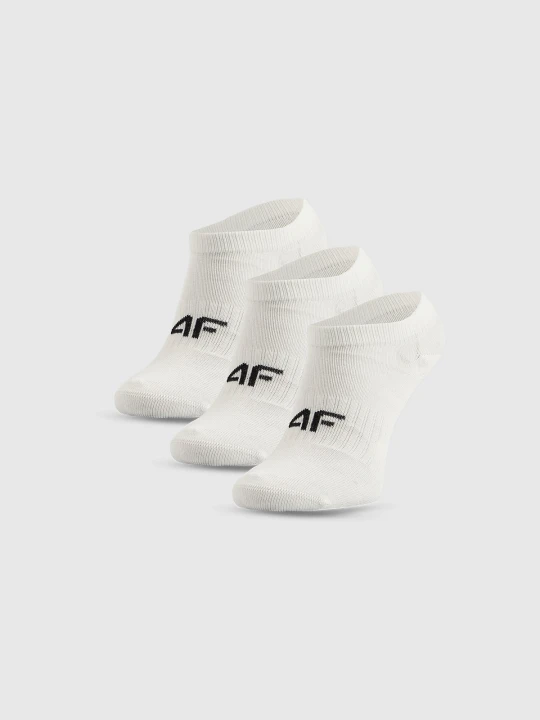 Zdjęcie produktu 4F Skarpetki krótkie (3-pack) chłopięce - białe 35-37