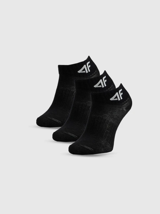 Zdjęcie produktu 4F Skarpetki krótkie (3-pack) chłopięce - czarne 35-37