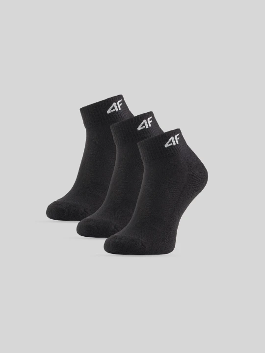 Zdjęcie produktu 4F Skarpetki krótkie (3-pack) chłopięce - czarne 32-34