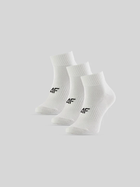 Zdjęcie produktu 4F Skarpetki krótkie (3-pack) damskie - białe 39-42