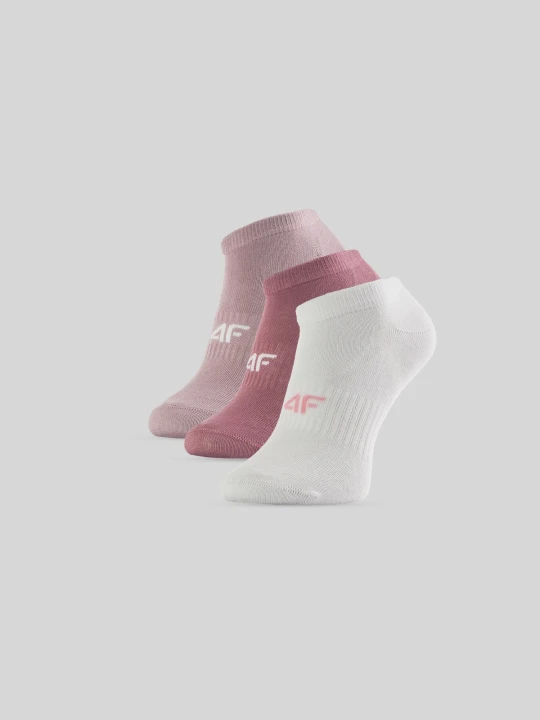 Zdjęcie produktu 4F Skarpetki krótkie (3-pack) damskie - multikolor 35-38