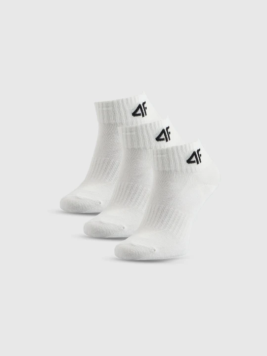 Zdjęcie produktu 4F Skarpetki krótkie (3-pack) dziewczęce - białe 32-34