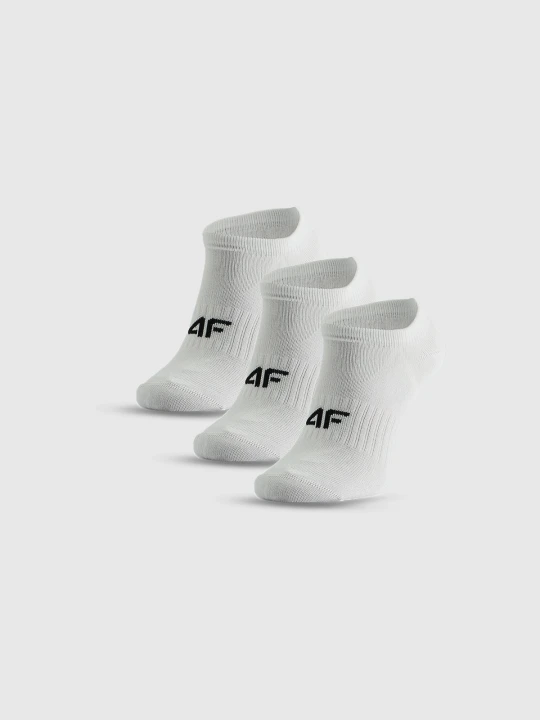 Zdjęcie produktu 4F Skarpetki krótkie (3-pack) dziewczęce - białe 32-34