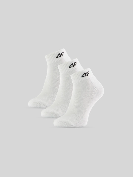 Zdjęcie produktu 4F Skarpetki krótkie (3-pack) dziewczęce - białe 38-40