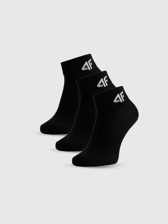 Zdjęcie produktu 4F Skarpetki krótkie (3-pack) dziewczęce - czarne 35-37