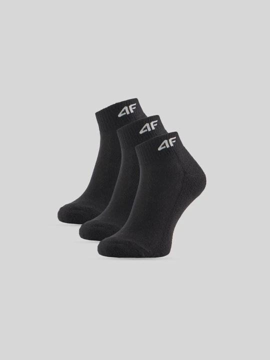 Zdjęcie produktu 4F Skarpetki krótkie (3-pack) dziewczęce - czarne 32-34