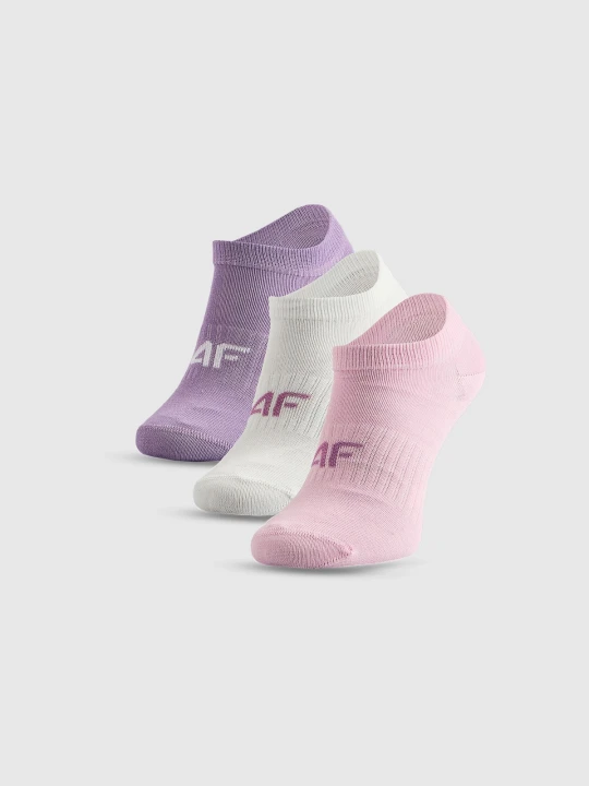 Zdjęcie produktu 4F Skarpetki krótkie (3-pack) dziewczęce - multikolor 35-37