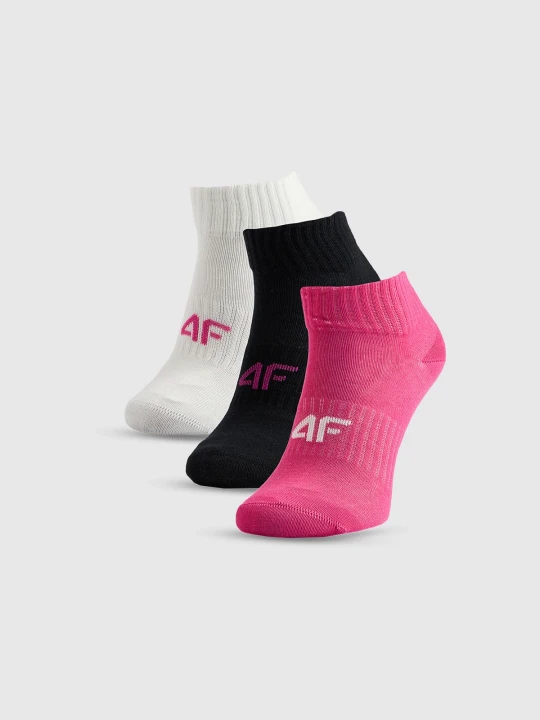 Zdjęcie produktu 4F Skarpetki krótkie (3-pack) dziewczęce - multikolor 35-37