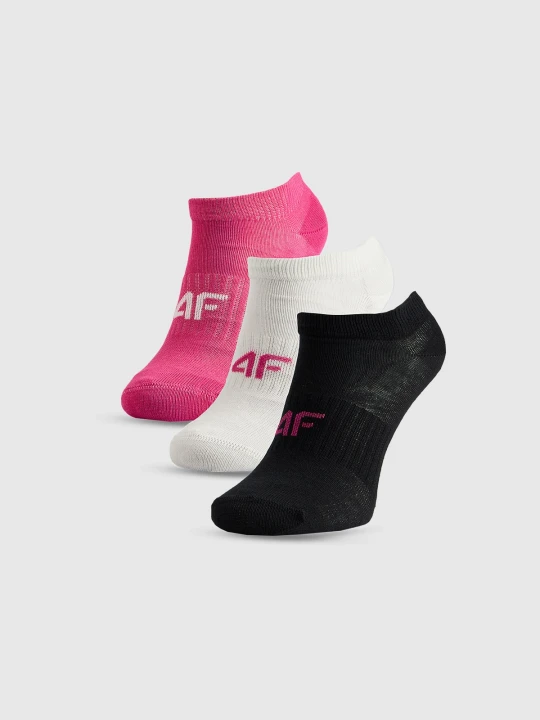 Zdjęcie produktu 4F Skarpetki krótkie (3-pack) dziewczęce - multikolor 38-40