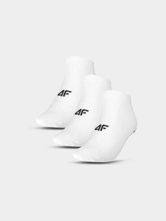 Zdjęcie produktu 4F Skarpetki krótkie (3-pack) męskie - białe 43-46