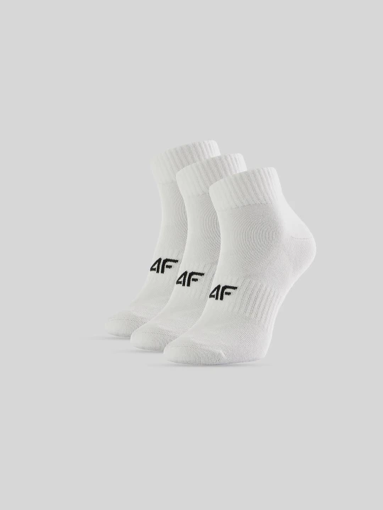 Zdjęcie produktu 4F Skarpetki krótkie (3-pack) męskie - białe 43-46