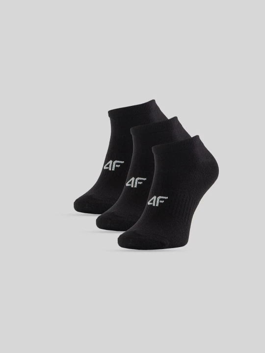 Zdjęcie produktu 4F Skarpetki krótkie (3-pack) męskie - czarne 43-46