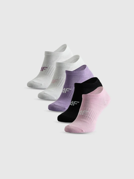 Zdjęcie produktu 4F Skarpetki krótkie (4-pack) dziewczęce - multikolor 32-34