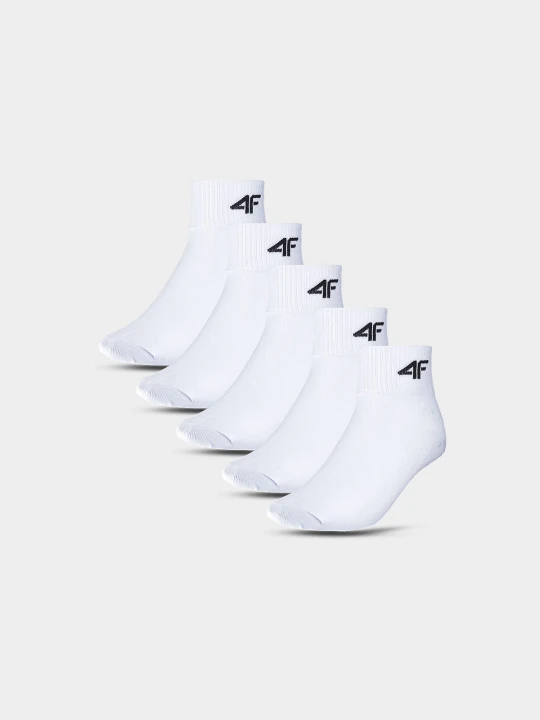 Zdjęcie produktu 4F Skarpetki krótkie (5-pack) chłopięce - białe 32-34