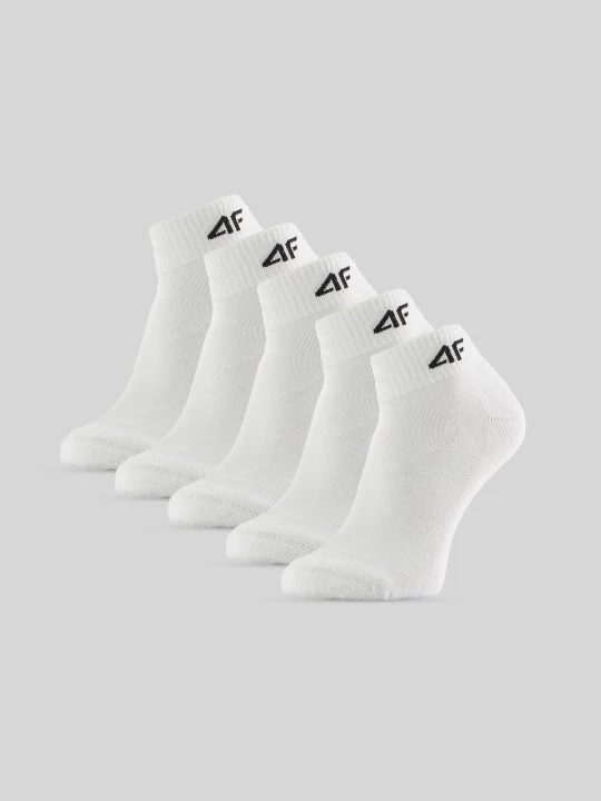 Zdjęcie produktu 4F Skarpetki krótkie (5-pack) chłopięce - białe 38-40