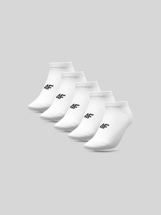 Zdjęcie produktu 4F Skarpetki krótkie (5-pack) damskie - białe 39-42