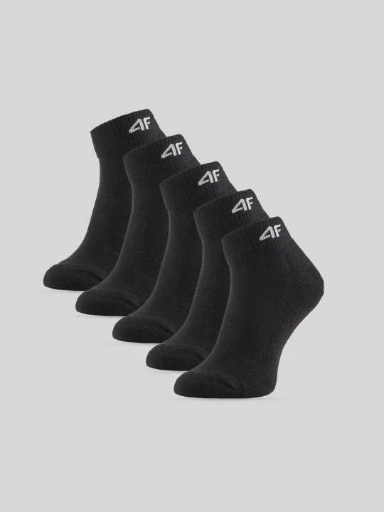 Zdjęcie produktu 4F Skarpetki krótkie (5-pack) dziewczęce - czarne 38-40