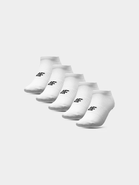 Zdjęcie produktu 4F Skarpetki krótkie (5-pack) męskie - białe 39-42