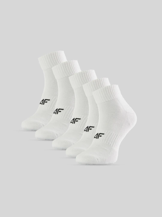 Zdjęcie produktu 4F Skarpetki krótkie (5-pack) męskie - białe 39-42