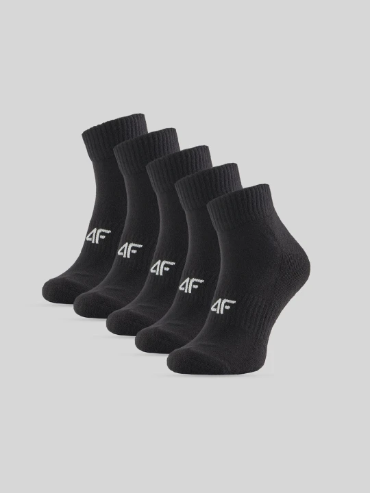 Zdjęcie produktu 4F Skarpetki krótkie (5-pack) męskie - czarne 43-46