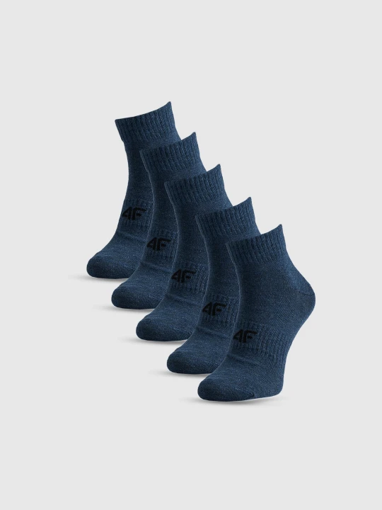 Zdjęcie produktu 4F Skarpetki krótkie (5-pack) męskie - granatowe 39-42