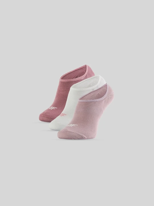Zdjęcie produktu 4F Skarpetki stopki (3-pack) damskie - multikolor 39-42