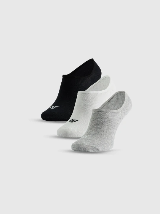Zdjęcie produktu 4F Skarpetki stopki (3-pack) damskie - multikolor 35-38