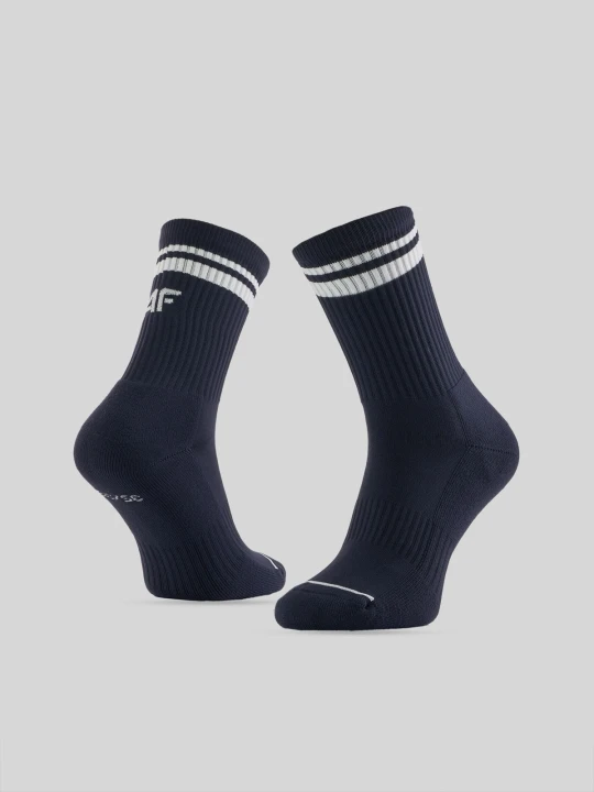 Zdjęcie produktu 4F Skarpetki tenisowe długie (2-pack) damskie - granatowe 35-38