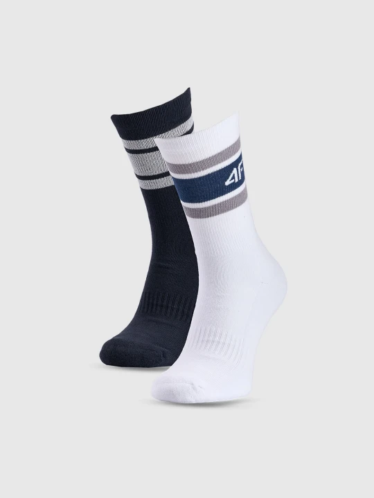 Zdjęcie produktu 4F Skarpety casual za kostkę (2-pack) damskie - multikolor 35-38