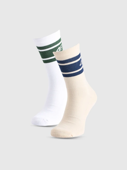 Zdjęcie produktu 4F Skarpety casual za kostkę (2-pack) damskie - multikolor 39-42