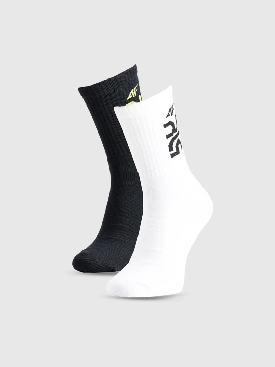 Zdjęcie produktu 4F Skarpety casual za kostkę (2-pack) męskie 4F x Robert Lewandowski - multikolor 43-46