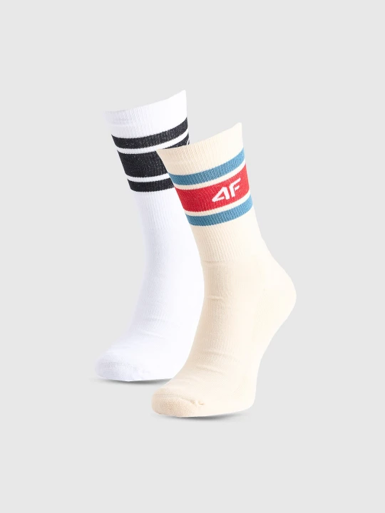 Zdjęcie produktu 4F Skarpety casual za kostkę (2-pack) męskie - multikolor 43-46