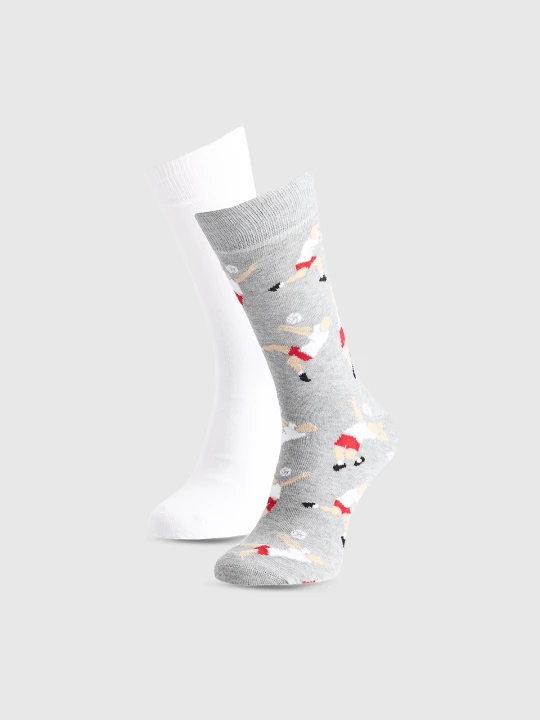 Zdjęcie produktu 4F Skarpety casual za kostkę (2-pack) uniseks - multikolor 35-38