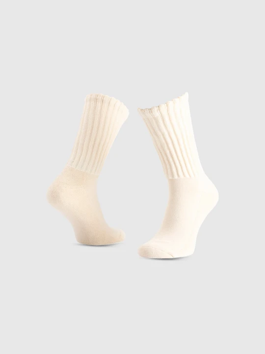 Zdjęcie produktu 4F Skarpety casual za kostkę (3-pack) damskie - beżowe 39-42 Biały