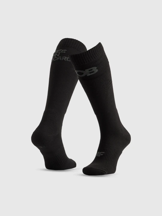 Zdjęcie produktu 4F Skarpety snowboardowe męskie - czarne 43-46