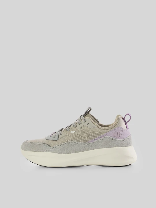 Zdjęcie produktu 4F Sneakersy ASCENDR z elementami zamszowymi damskie - beżowe 37
