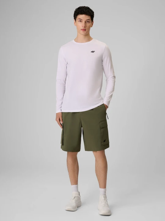 Zdjęcie produktu 4F Spodenki casual cargo męskie - khaki M zielony