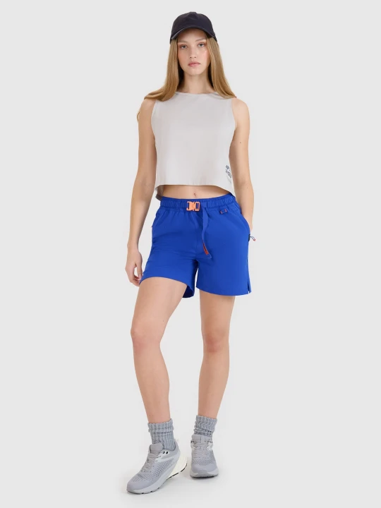 Zdjęcie produktu 4F Spodenki casual damskie - niebieskie M