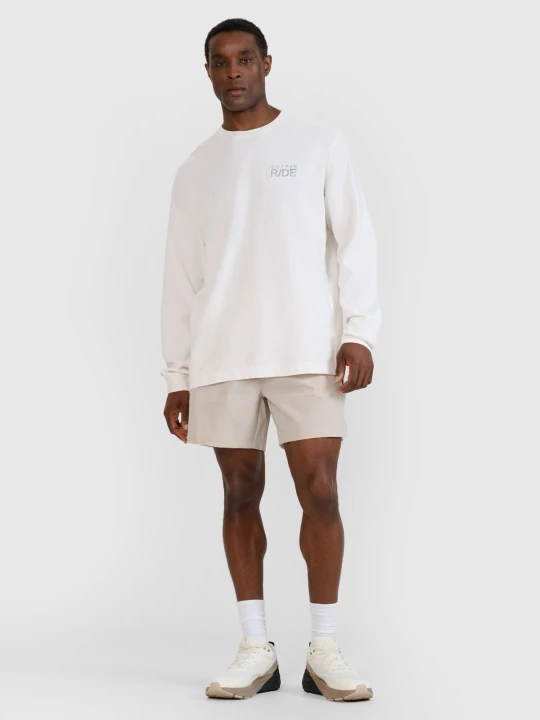 Zdjęcie produktu 4F Spodenki casual męskie - beżowe 3XL