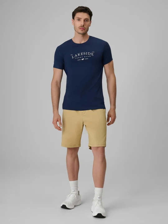 Zdjęcie produktu 4F Spodenki casual męskie - beżowe S